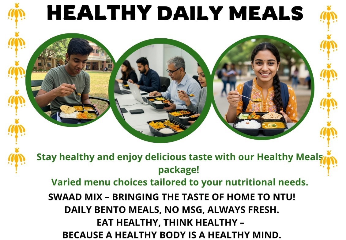 Student and working professionals meal packages !